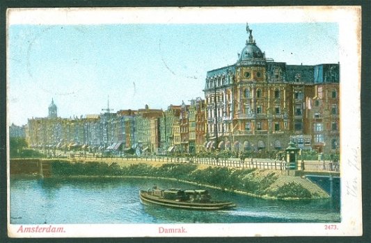 AMSTERDAM Damrak (Roordahuizum & Wirdum Fr 1905) - 1