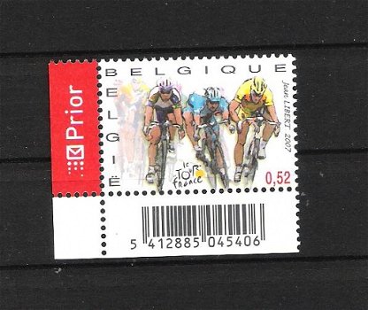 België 2007 Tour de France in Vlaanderen met barcode ** - 1