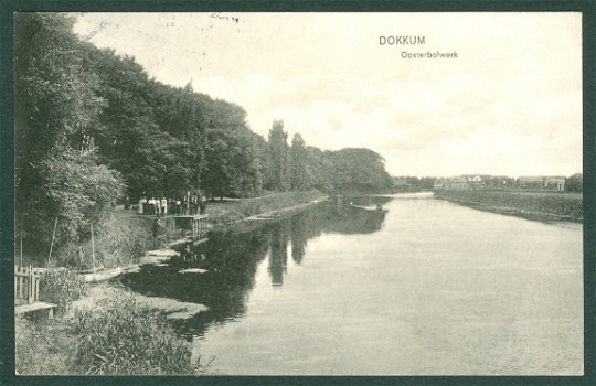 DOKKUM Oosterbolwerk (Nieuweschans-Harlingen 1915) - 1