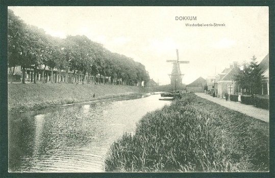 DOKKUM Westerbolwerk-Streek (Harlingen 1914) - 1