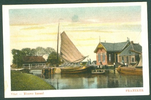FRANEKER Vliet-Nieuwe kanaal (1918) - 1