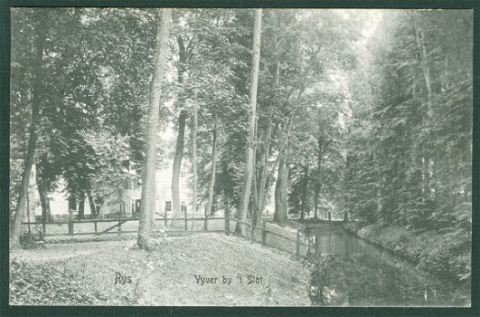 RYS (= Rijs, Gaasterland) Vijver bij t Slot (Roordahuizum & Balk 1910), TULP - 1