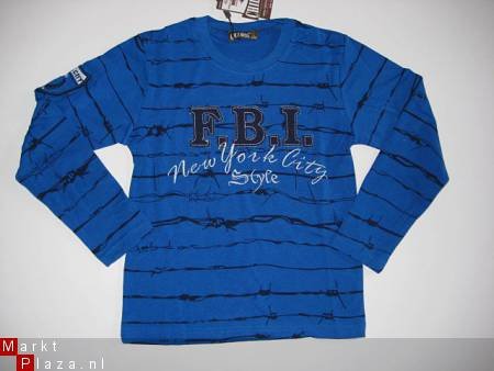 kobalt FBI shirt in mt 110/116 - 1