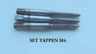 set tappen M10x1.5 - 2