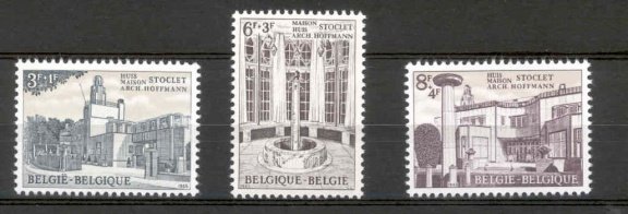 België 1965 Art-Nouveau Josef Hoffmann postfris - 1