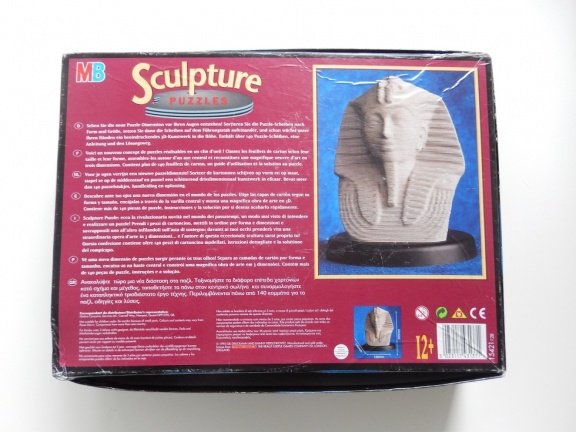 Sculpture puzzels Farao en Engel met fotolijstje - Afbeelding 3