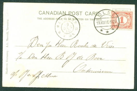 CANADA Cobourg, Park (Mantgum & IJlst 1910) - 2