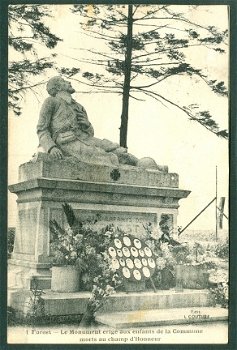 FRANKRIJK Forest-par-Boudes, Monument gesneuvelde kinderen Eerste Wereldoorlog - 1