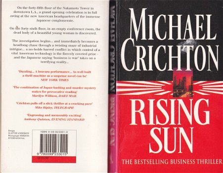 Rising Sun by Michel Crichton - 1