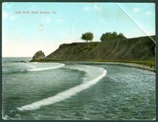 VS Santa Barbara (Californië), Castle Rock 17,6x13,6 cm (Roordahuizum & Veenwouden 1908)