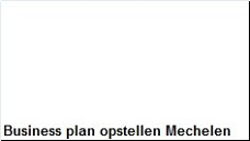 Business plan opstellen Mechelen