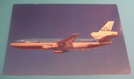 Kaart Vliegtuig KLM DC-10 - 1