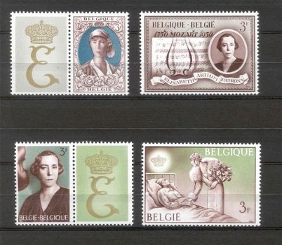 België 1966 Nagedachtenis Koningin Elisabeth ** - 1