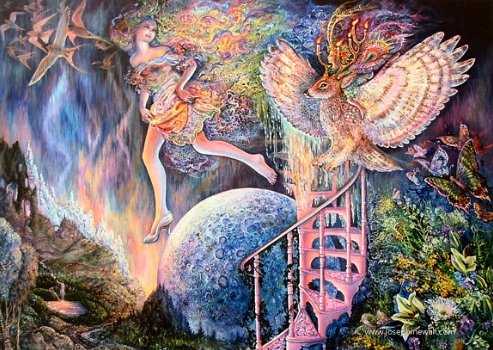 Josephine Wall - Over the Moon - 1000 Stukjes Nieuw - 1