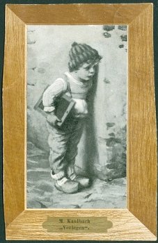 KIND Verlegen jongetje, M Kaulbach (Roordahuizum 1906) - 1