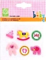 SALE NIEUW 3D Gum Stickers Baby Girl van Cart-Us