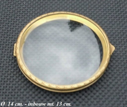 === Pendule deur = bol glas = oud = 28865 - nr. 1