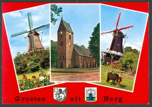 DR NORG Groeten uit, kerk en molens - 1