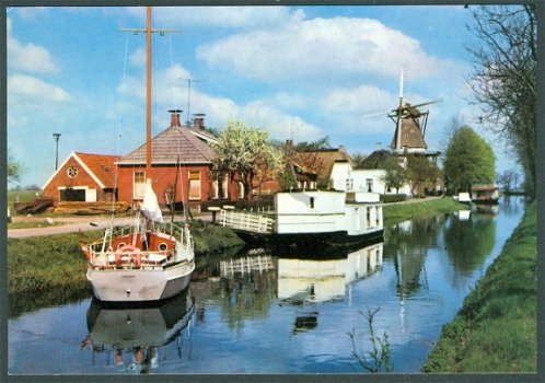 DR ZUIDLAREN Groeten uit, Haven met molen - 1