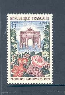Frankrijk 1959 Floralies Parisiennes postfris