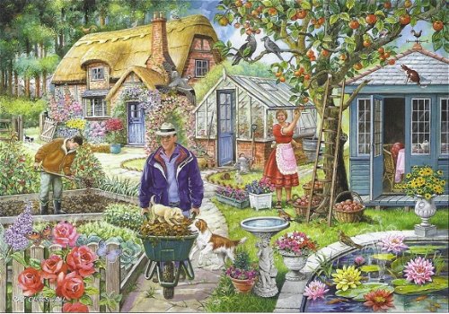 House of Puzzles - No.1 In the Garden - 1000 Stukjes Nieuw - 1