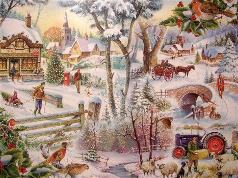 House of Puzzles - Winter Wonderland - 1000 Stukjes Nieuw - 1