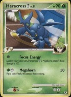 Heracross 4  24/111 Rare Platinum Rising Rivals