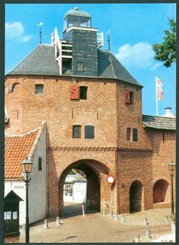 GLD HARDERWIJK gezicht op de Vischpoort - 1