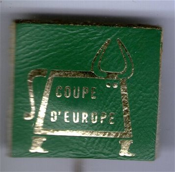 Coupe d' Europe leer speldje ( Boek 1 NR 038 ) - 1
