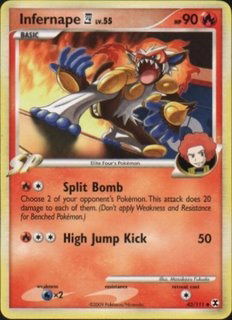 Infernape 4 43/111 Platinum Rising Rivals - nr. 1