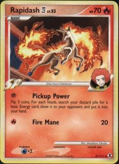 Rapidash 4 47/111 Platinum Rising Rivals - nr. 1