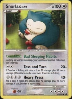 Snorlax 81/111 Platinum Rising Rivals - 1