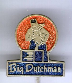 Big Dutchman zilverkleurig speldje ( Boek 1 NR 048 ) - 1