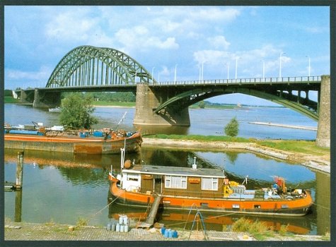 GLD NIJMEGEN Gezicht op Waalbrug - 1