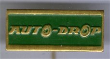 Auto-drop groen op  koper speldje ( Boek 1 NR 072 )