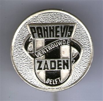 Pannevis zaden Delft zilverkleurig speldje ( BOEK 1 NR 089 ) - 1