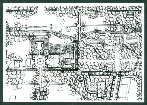 GLD VORDEN De Wiersse, de tuinen getekend in 1977 - 1