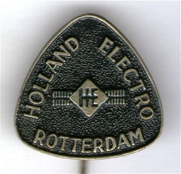 Holland Electro Rotterdam zilverkleurig speldje ( BOEK 1 NR_106 ) - 1