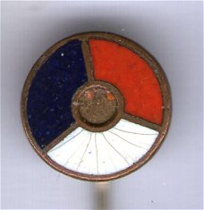 Koninklijke Luchtmacht (KLu) roundel email op koper speldje ( BOEK 1 NR_108 )