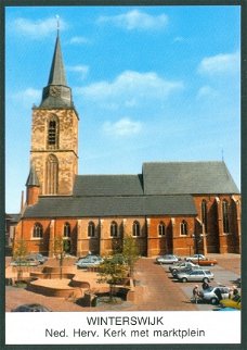 GLD WINTERSWIJK NH-kerk met Marktplein