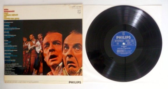 LP: Wim Sonneveld - Met Willem Nijholt en Corrie van Gorp (Philips, 1971) - 3