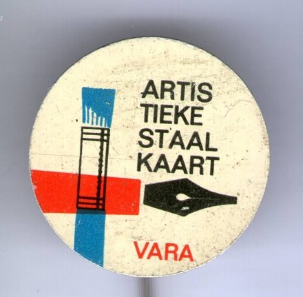 Vara Artistieke staalkaart blik speldje ( BOEK 1 NR_121 ) - nr. 1