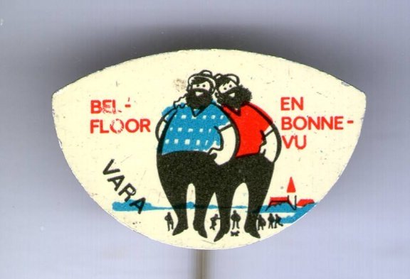 Vara Belfloor en Bonnevu blik speldje ( BOEK 1 NR_122 ) - nr. 1