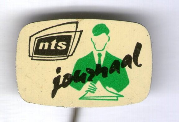 NTS Journaal blik speldje ( BOEK 1 NR_123 ) - nr. 1