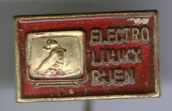 Electro Leijks Rijen zilverkleurig speldje ( R_062 ) - nr. 1