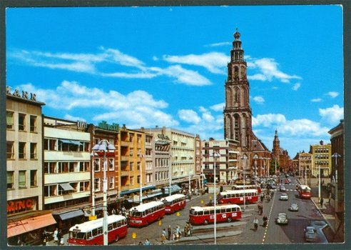GR GRONINGEN Grote Markt met Martinitoren (Groningen 1977) - 1
