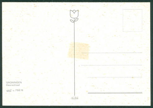 GR GRONINGEN Heerestraat (achterzijde v1) - 2