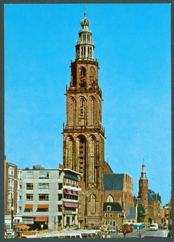 GR GRONINGEN Martinitoren en toren Provinciehuis - 1