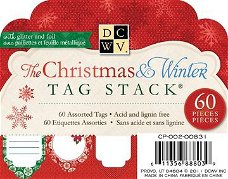 SALE NIEUW Christmas & Winter Tag Stack van DCWV