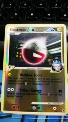 Electrode G  39/111 (reverse)  Platinum Rising Rivals nearmint